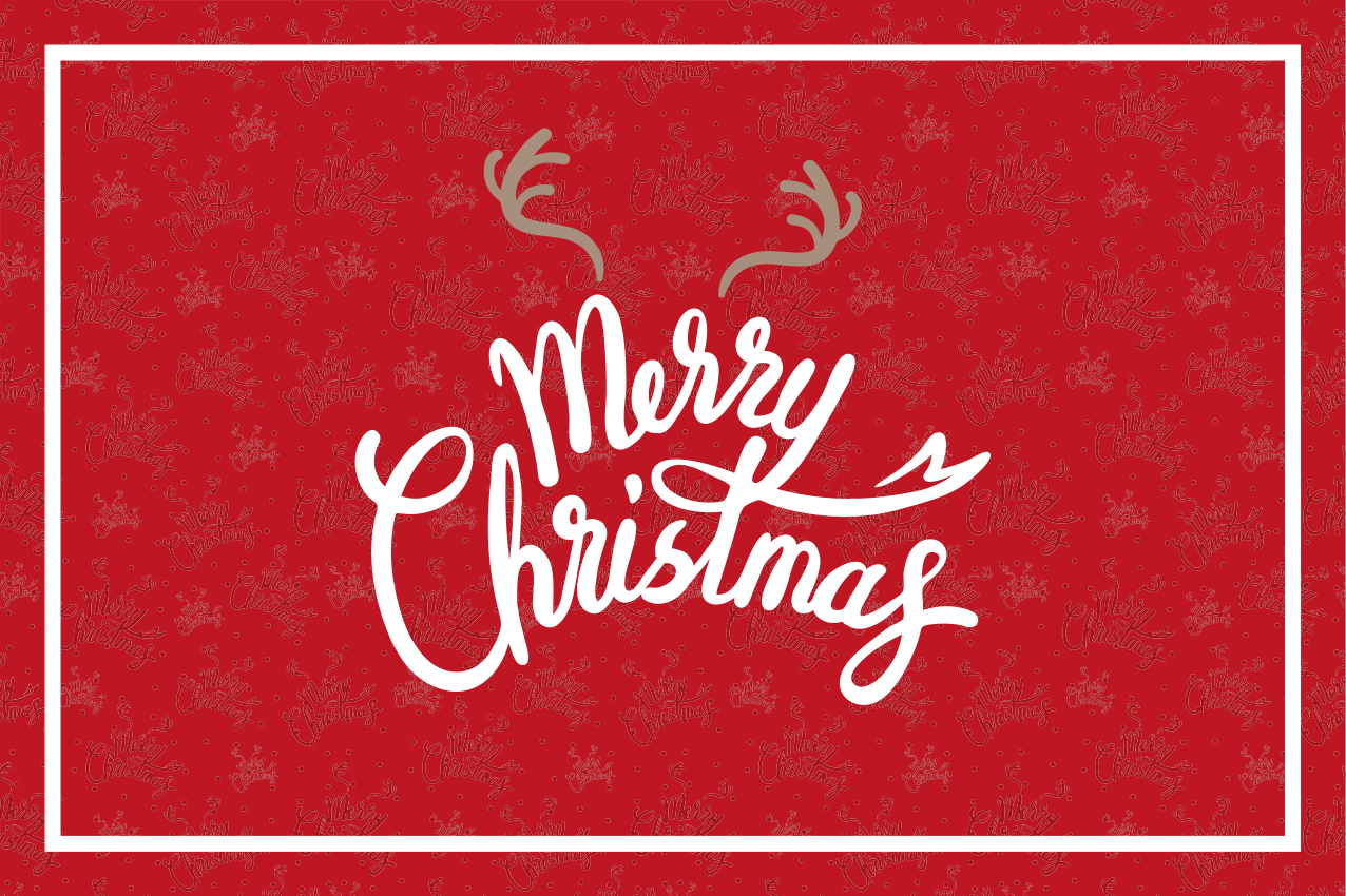 乙烯基圣诞餐垫带来欢乐的圣诞问候 - TenStickers