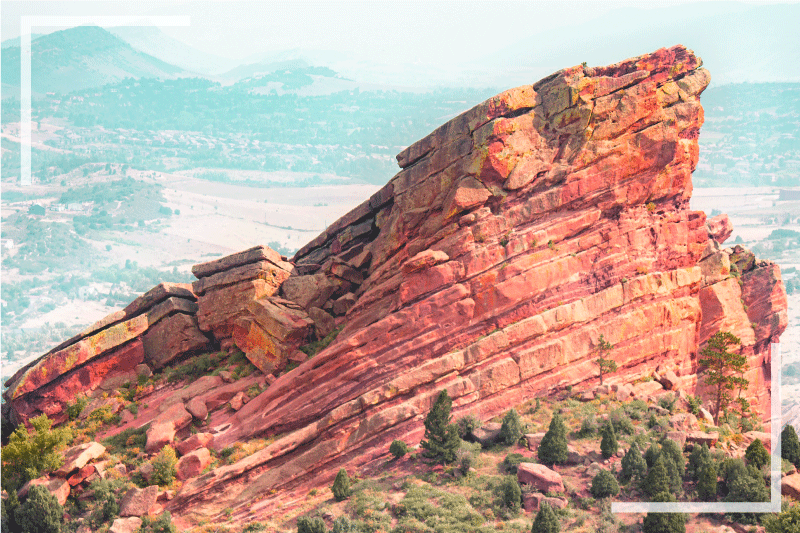 乙烯基餐垫壮丽岩石景观 - TenStickers