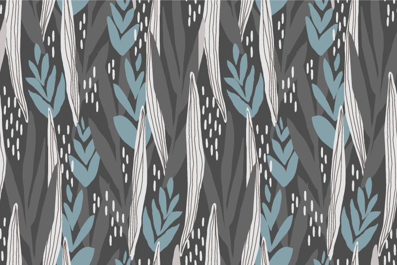 乙烯基餐垫贴图质感叶子概念 - TenStickers