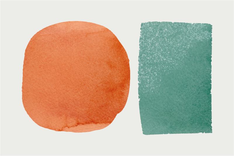 乙烯基餐垫贴图抽象色彩斑点 - TenStickers