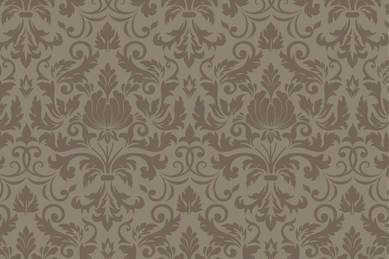 乙烯基餐垫贴图精致植物概念 - TenStickers