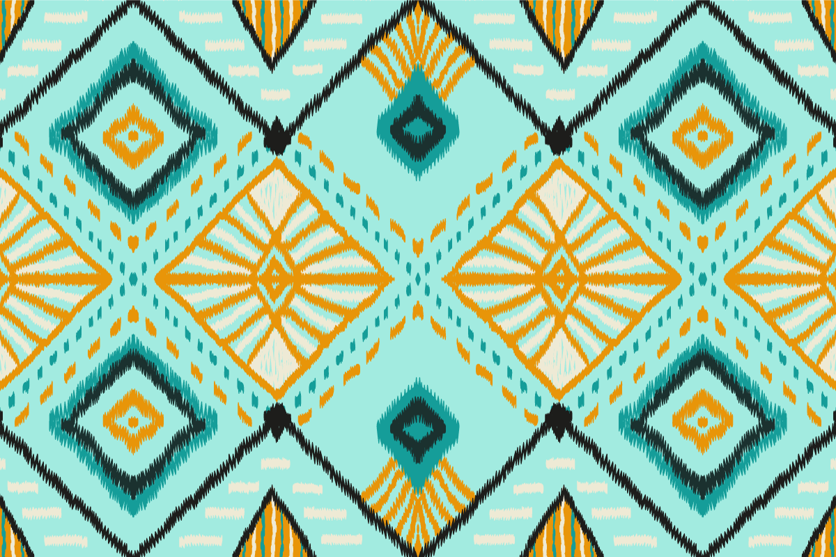 乙烯基餐垫贴图抽象几何图案 - TenStickers