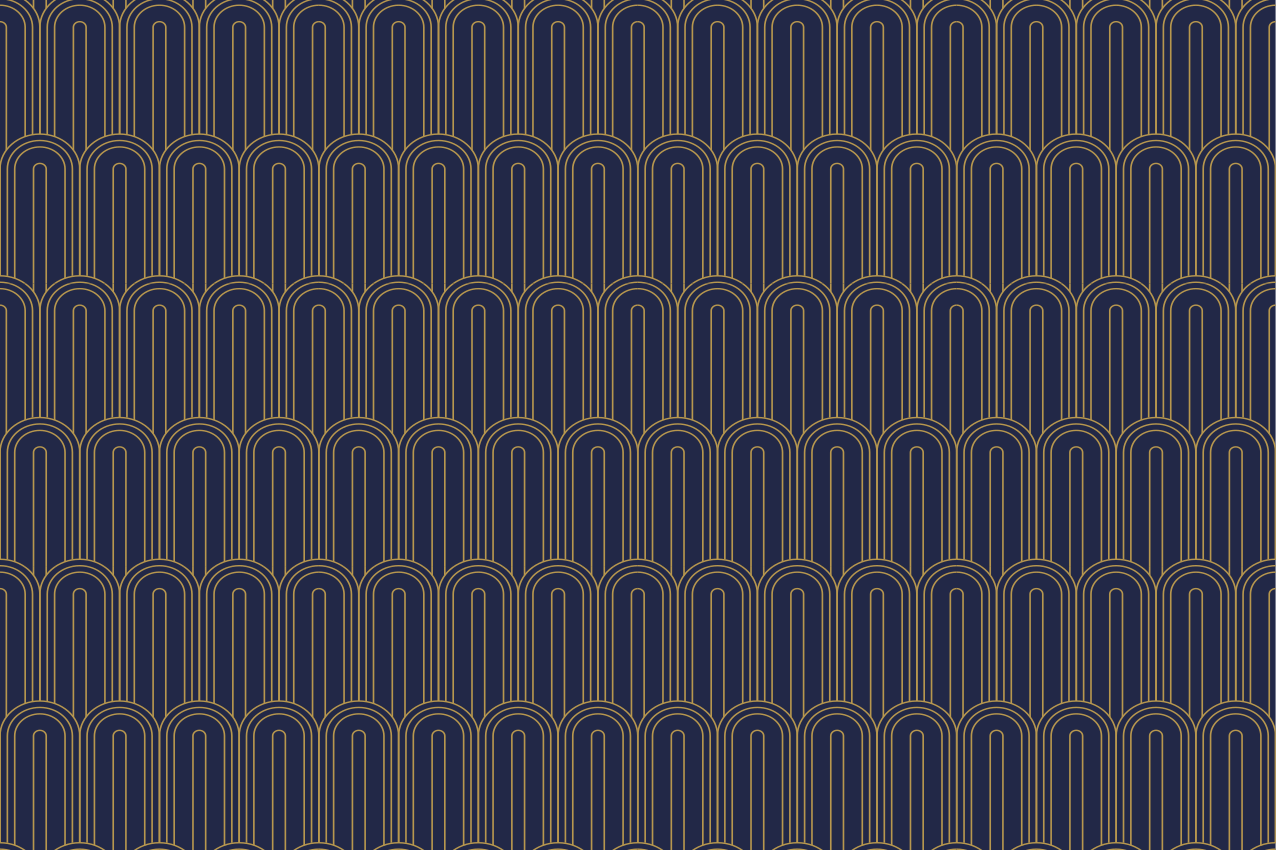 乙烯基餐垫优雅拱形线条 - TenStickers