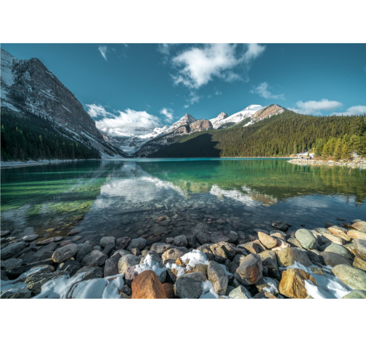 其他景观壁画山湖回声 - TenStickers