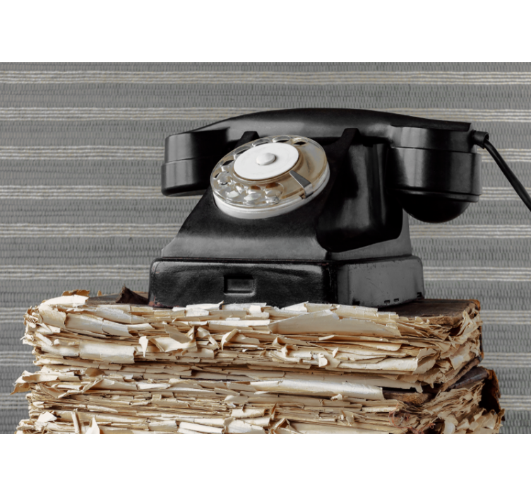 其他车辆壁画复古电话经典 - TenStickers