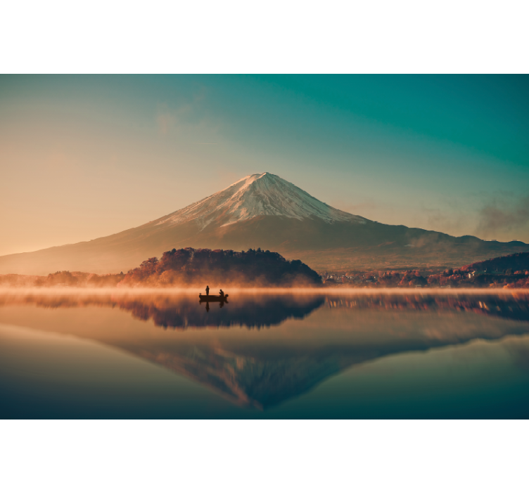 其他景观壁画富士山倒影 - TenStickers