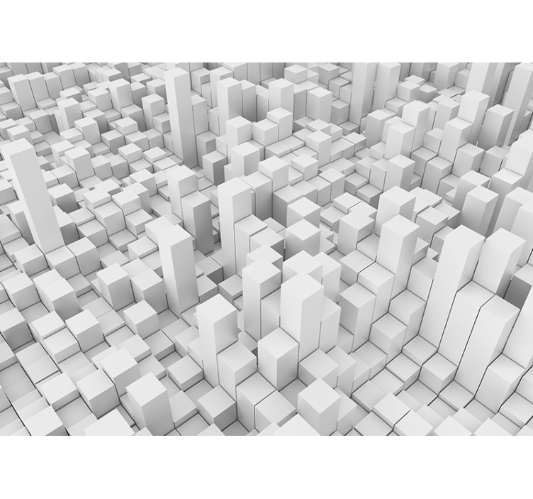 抽象照片墙 几何单体结构 - TenStickers