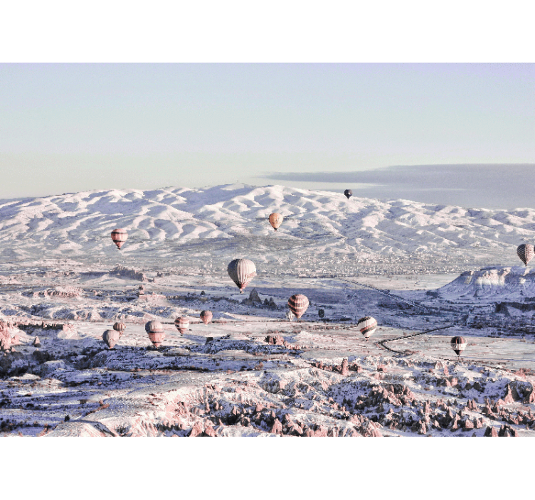 其他景观壁画 热气球景观 - TenStickers