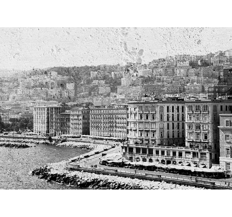 城市和乡村照片墙 那不勒斯海岸景观 - TenStickers