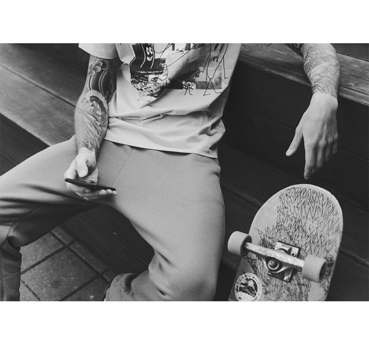 其他城市和国家的照片墙滑板城市风格 - TenStickers