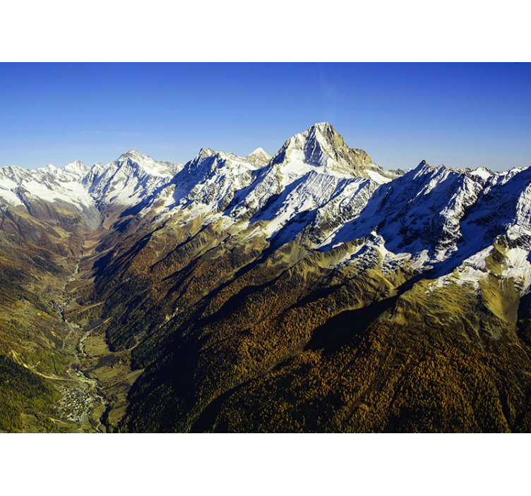 山地照片墙展现壮丽山川景色 - TenStickers