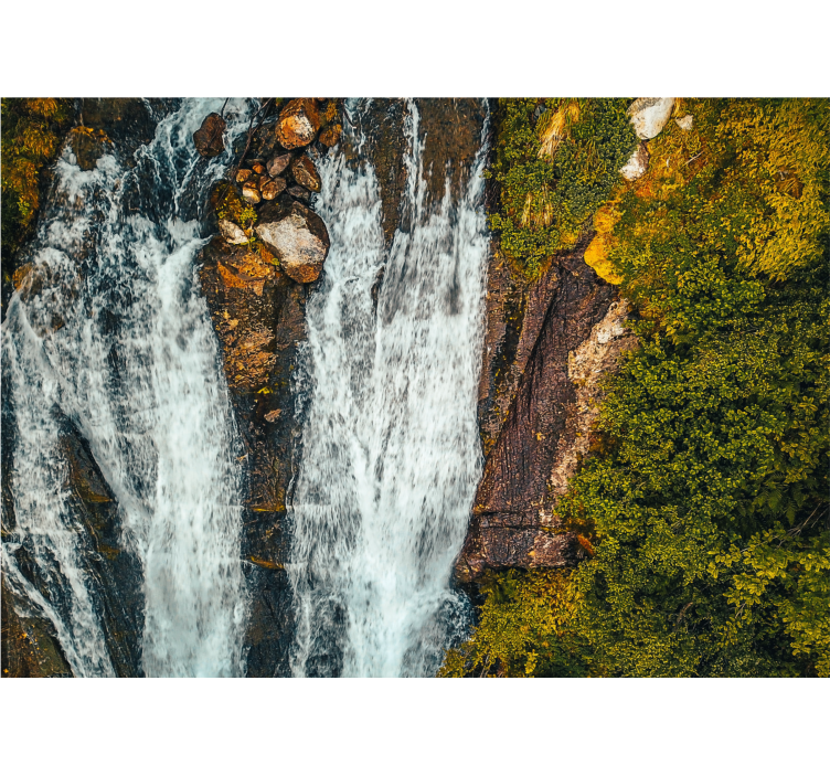 卡乔伊拉照片墙壮丽级联风景 - TenStickers