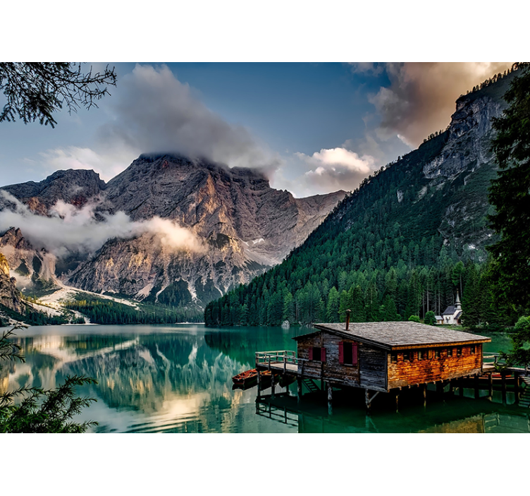 其他景观壁画山湖逃逸 - TenStickers