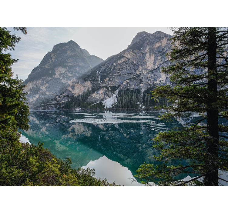 其他景观壁画静谧山脉共鸣 - TenStickers