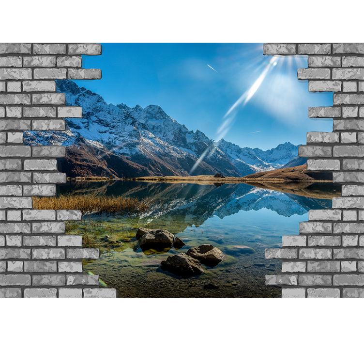 其他景观壁画山回声景色 - TenStickers