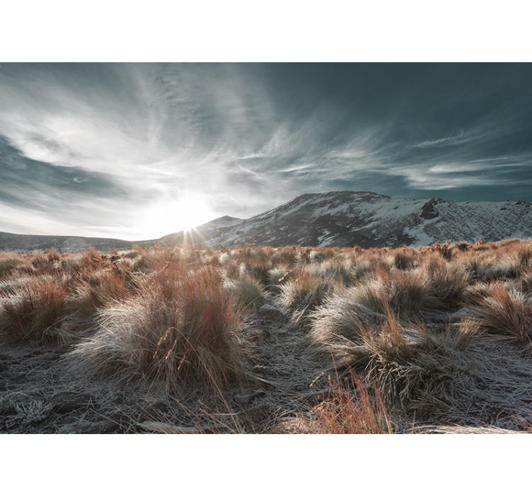 其他景观壁画山间日出风景 - TenStickers