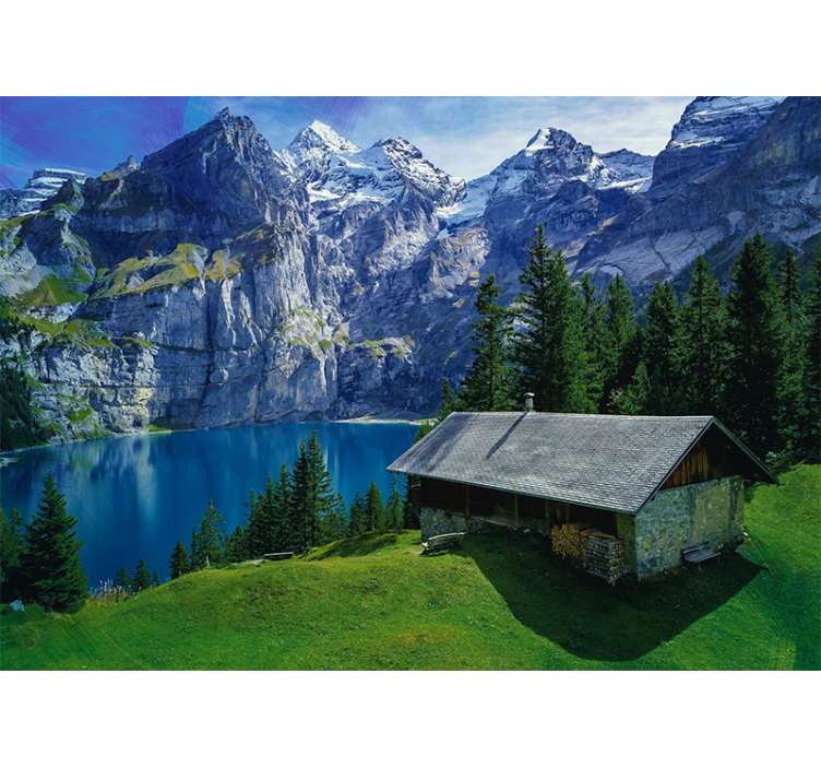 其他景观壁画山湖风景 - TenStickers