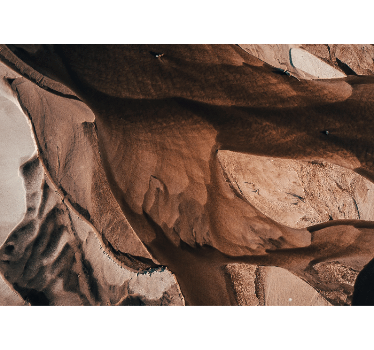 抽象照片墙呈现质感沙纹理 - TenStickers