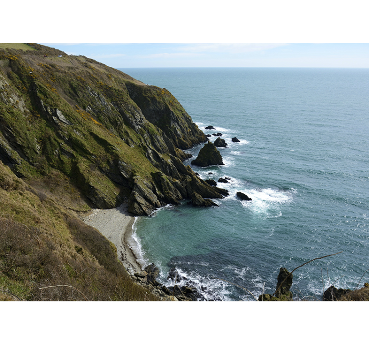 其他景观壁画海边石结构 - TenStickers