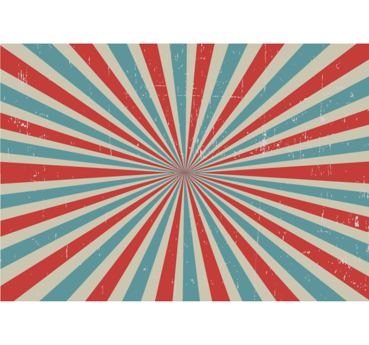 城市艺术照片壁画呈现辐射色彩爆发 - TenStickers