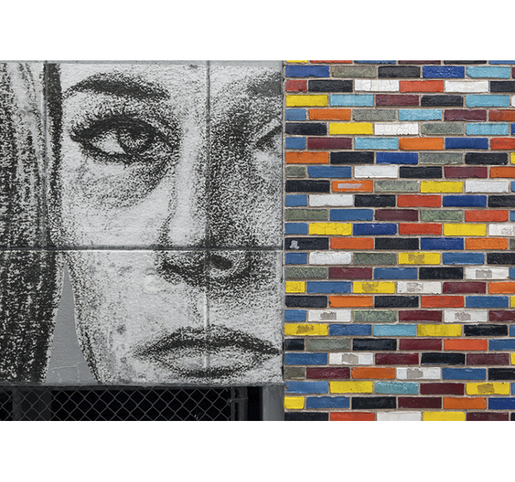 城市艺术照片壁画独特城市肖像 - TenStickers