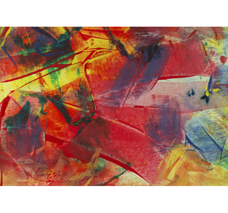 抽象照片墙展现动态色彩融合 - TenStickers