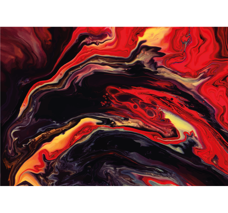 抽象照片墙展现动态旋转图案 - TenStickers