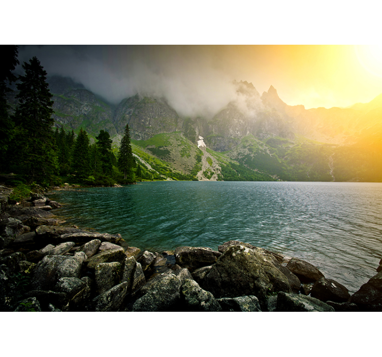 其他景观壁画山湖美景 - TenStickers