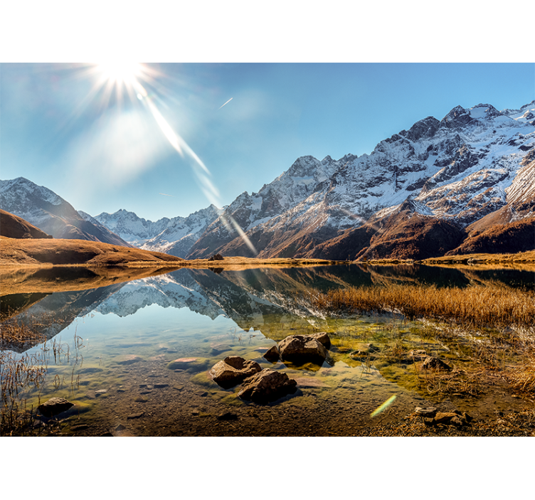 其他景观壁画山湖倒影 - TenStickers
