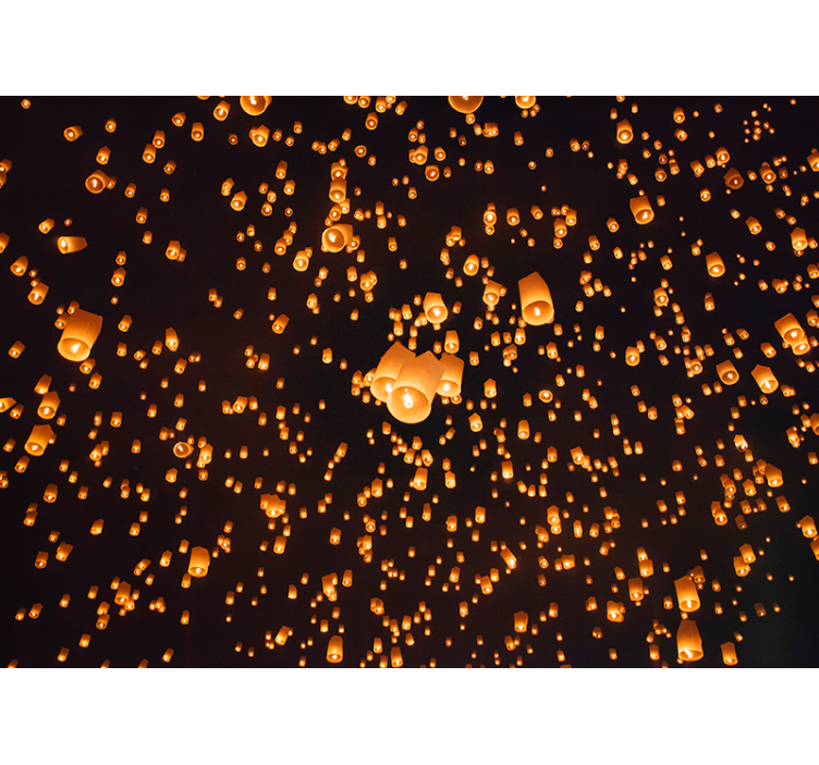 其他入口大厅壁画 浮灯节 - TenStickers