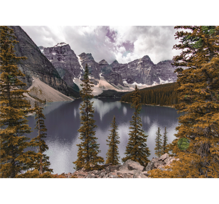 其他景观壁画宁静山湖 - TenStickers