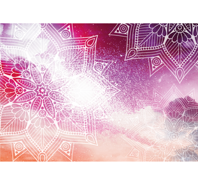 曼陀罗照片墙展示精美曼陀罗图案 - TenStickers