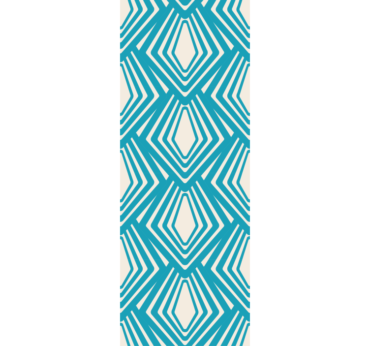 其他具有纹理和图案的壁画几何钻石图案 - TenStickers