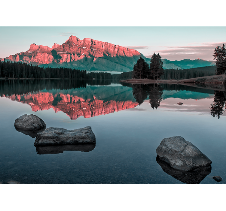 其他景观壁画山间回声风景 - TenStickers