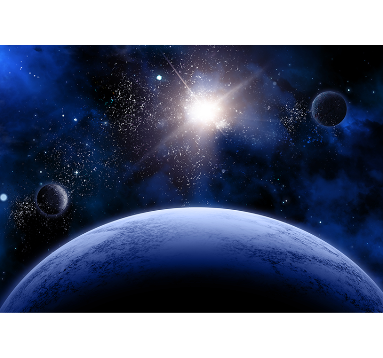 空间照片墙：天体轨道视角 - TenStickers