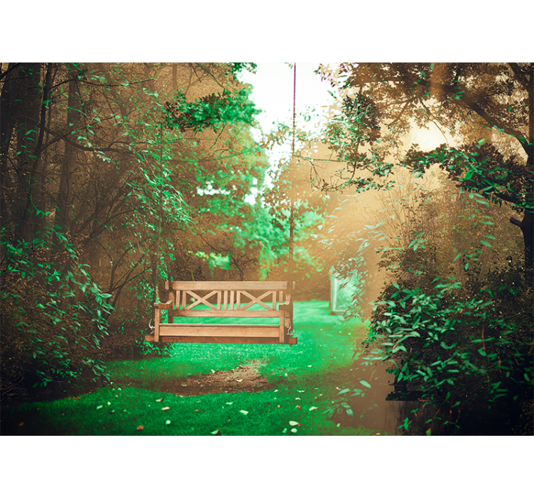 自然照片墙带您进入宁静花园逃逸 - TenStickers