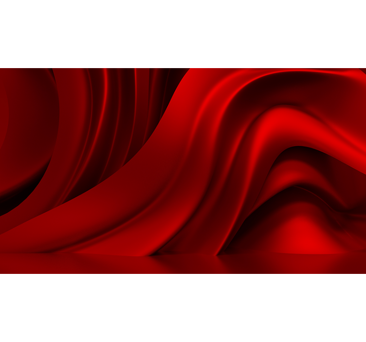 其他具有纹理和图案的壁画，绸缎波浪纹理 - TenStickers