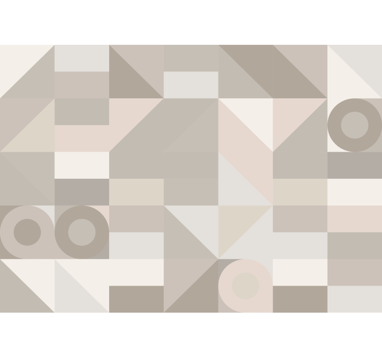 其他具有纹理和图案的壁画几何图案形状 - TenStickers