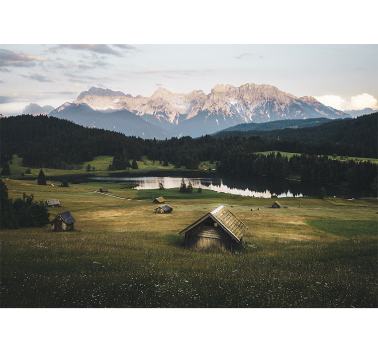 其他景观壁画宁静山景 - TenStickers