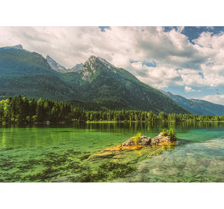 其他景观壁画山湖倒影景观 - TenStickers