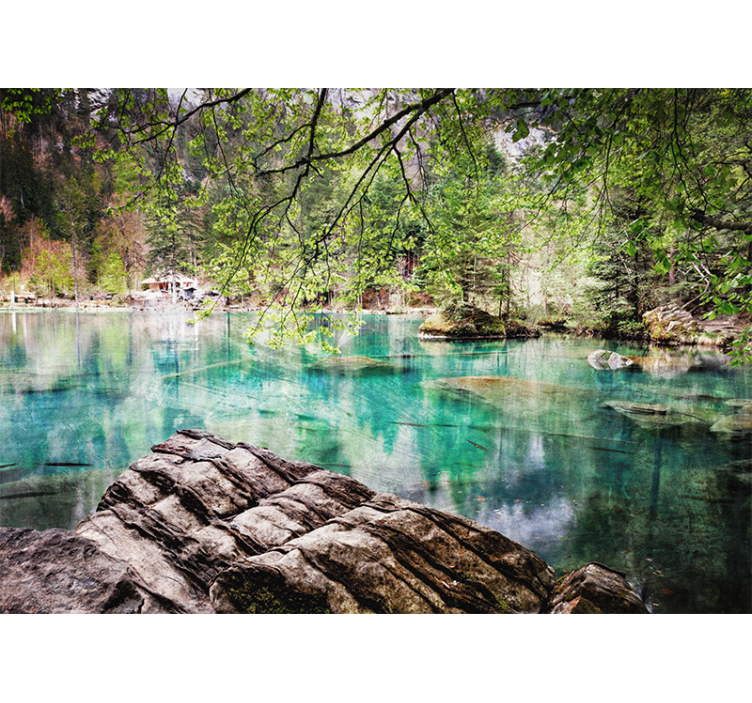 其他景观壁画宁静湖泊场景 - TenStickers