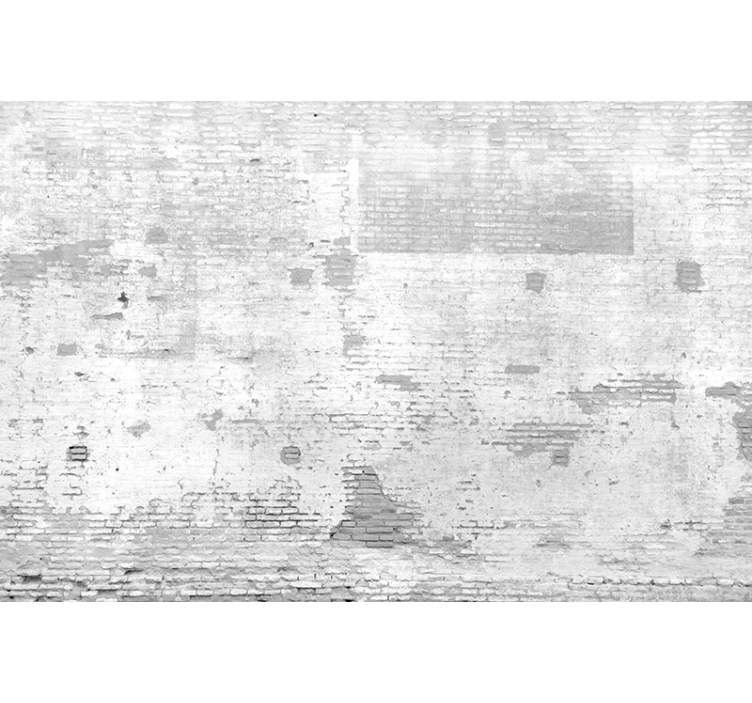 砖块照片墙 老白墙 - TenStickers