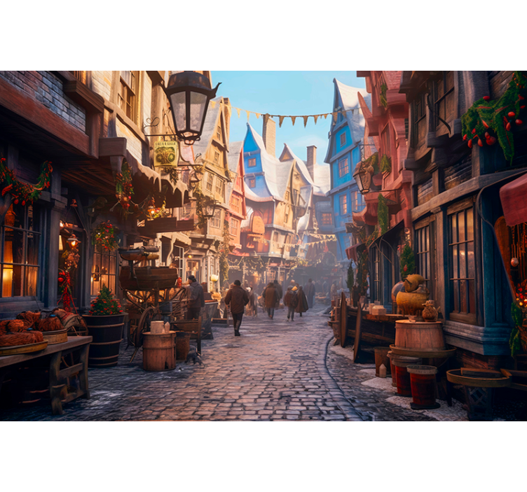 幻想照片墙 魔术师之城 - TenStickers