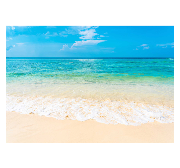 海洋的照片壁画 晶莹剔透的海滩 - TenStickers