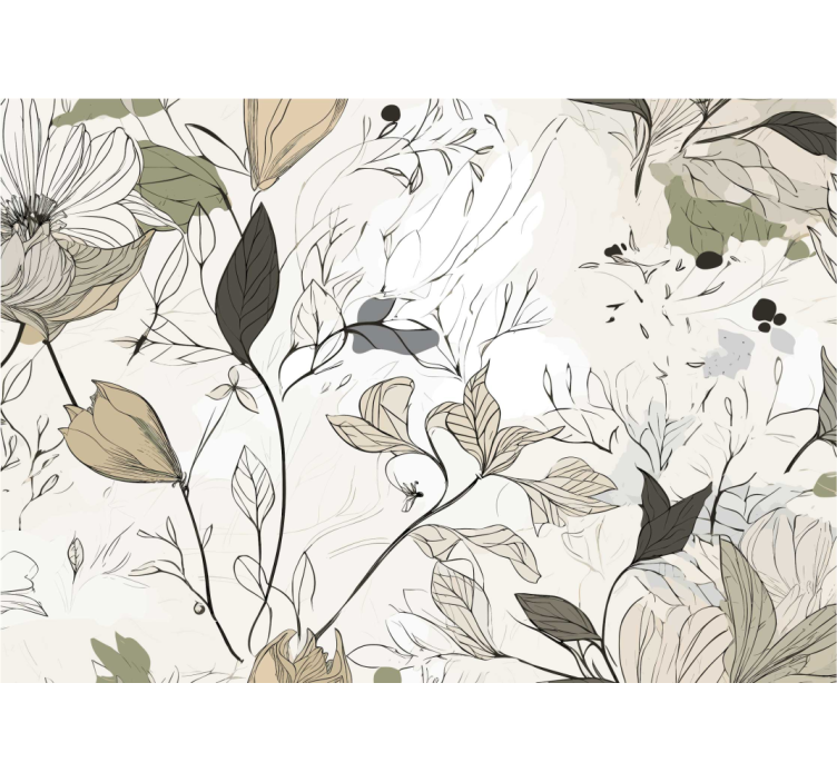 浴室的其他壁画 画花 - TenStickers