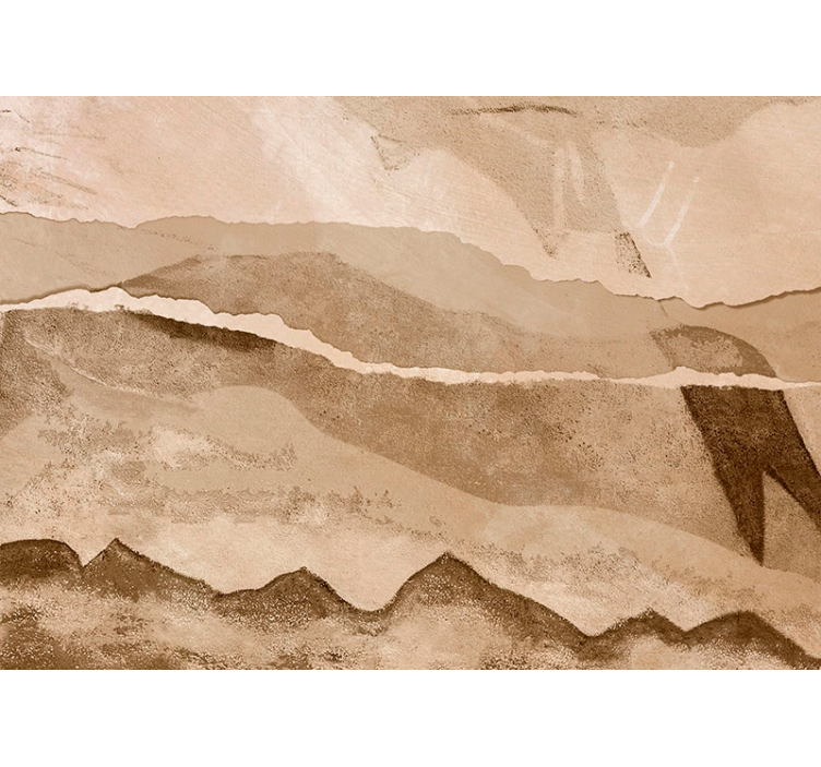 米色照片墙 纸条 - TenStickers