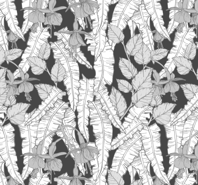 其他办公室壁画 灰色雨林设计 - TenStickers