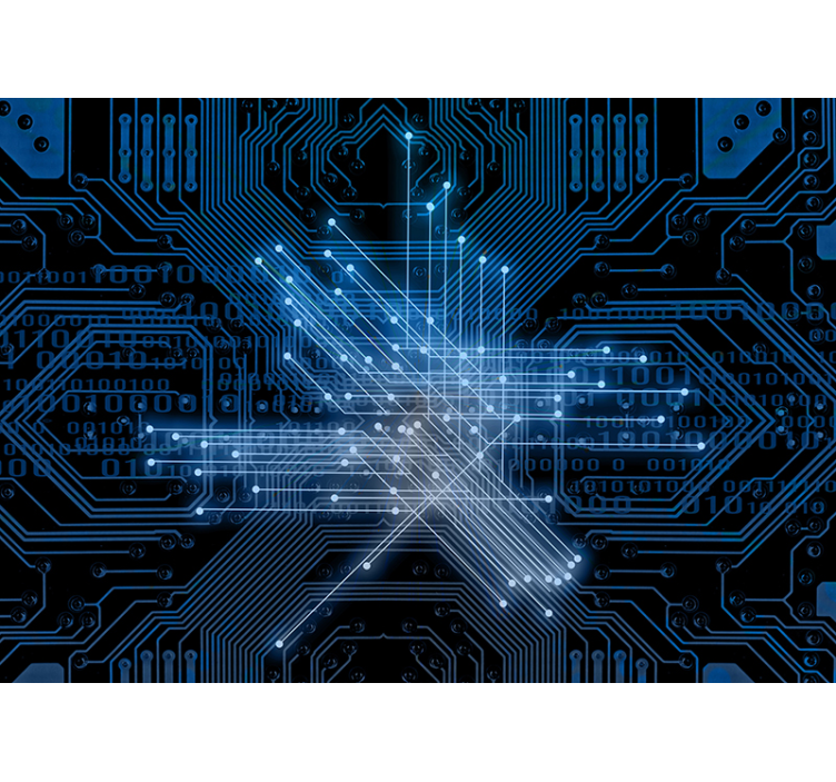 卧室壁画的相互联系 - TenStickers