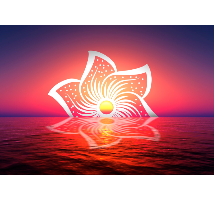 餐厅的其他壁画：木槿日出设计 - TenStickers