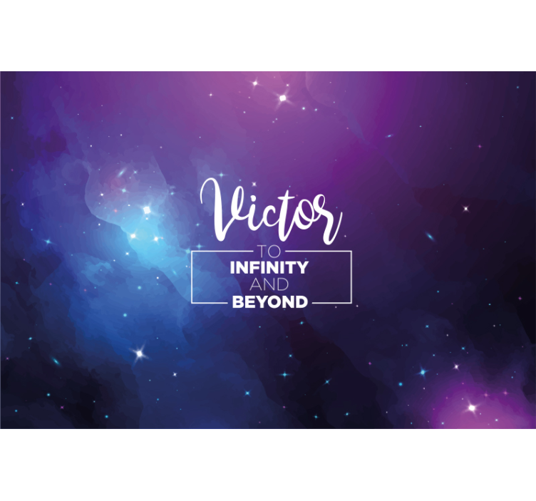 幻想的照片墙银河冒险主题 - TenStickers